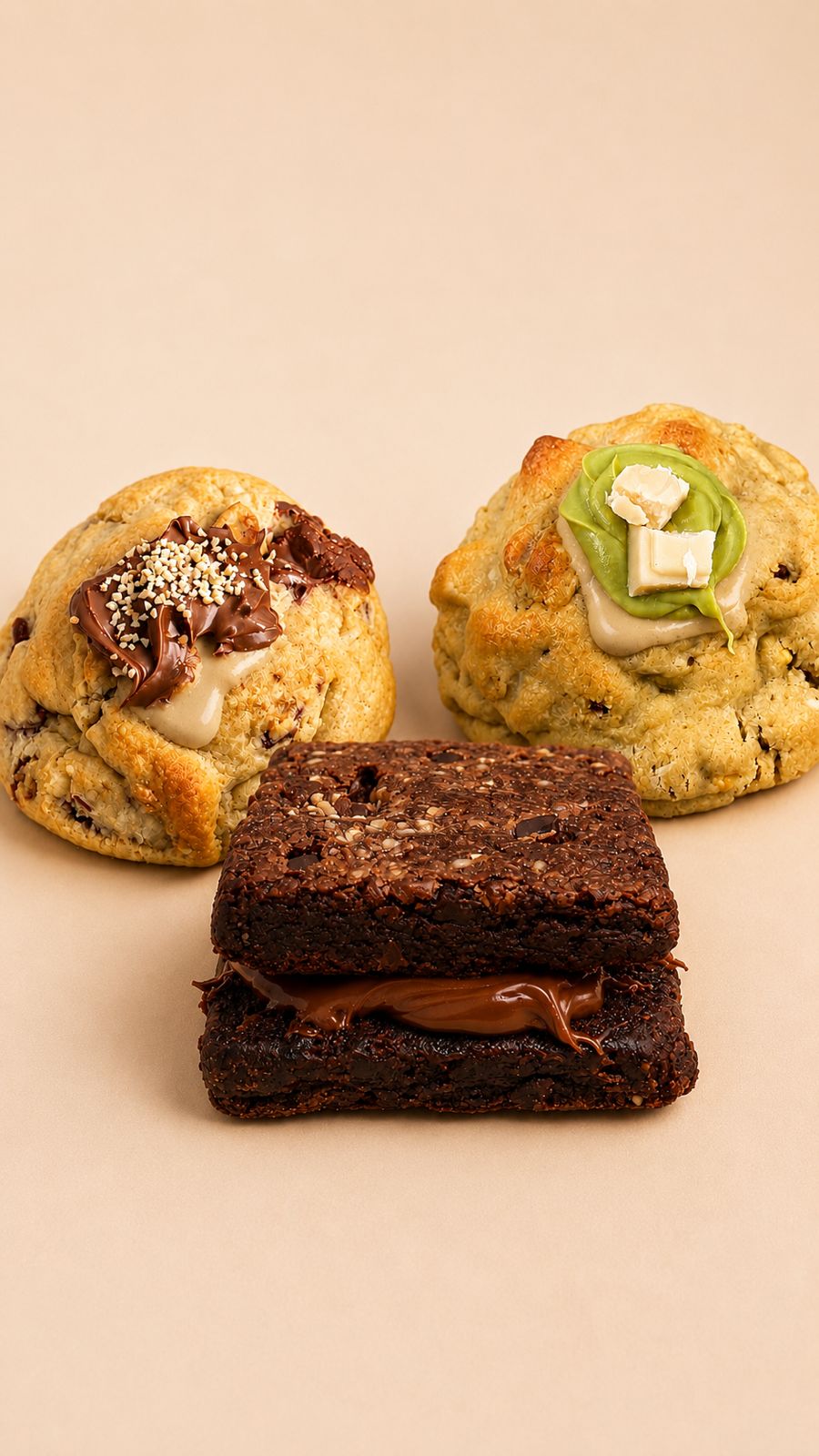 Combo de cookies e brownies Margô